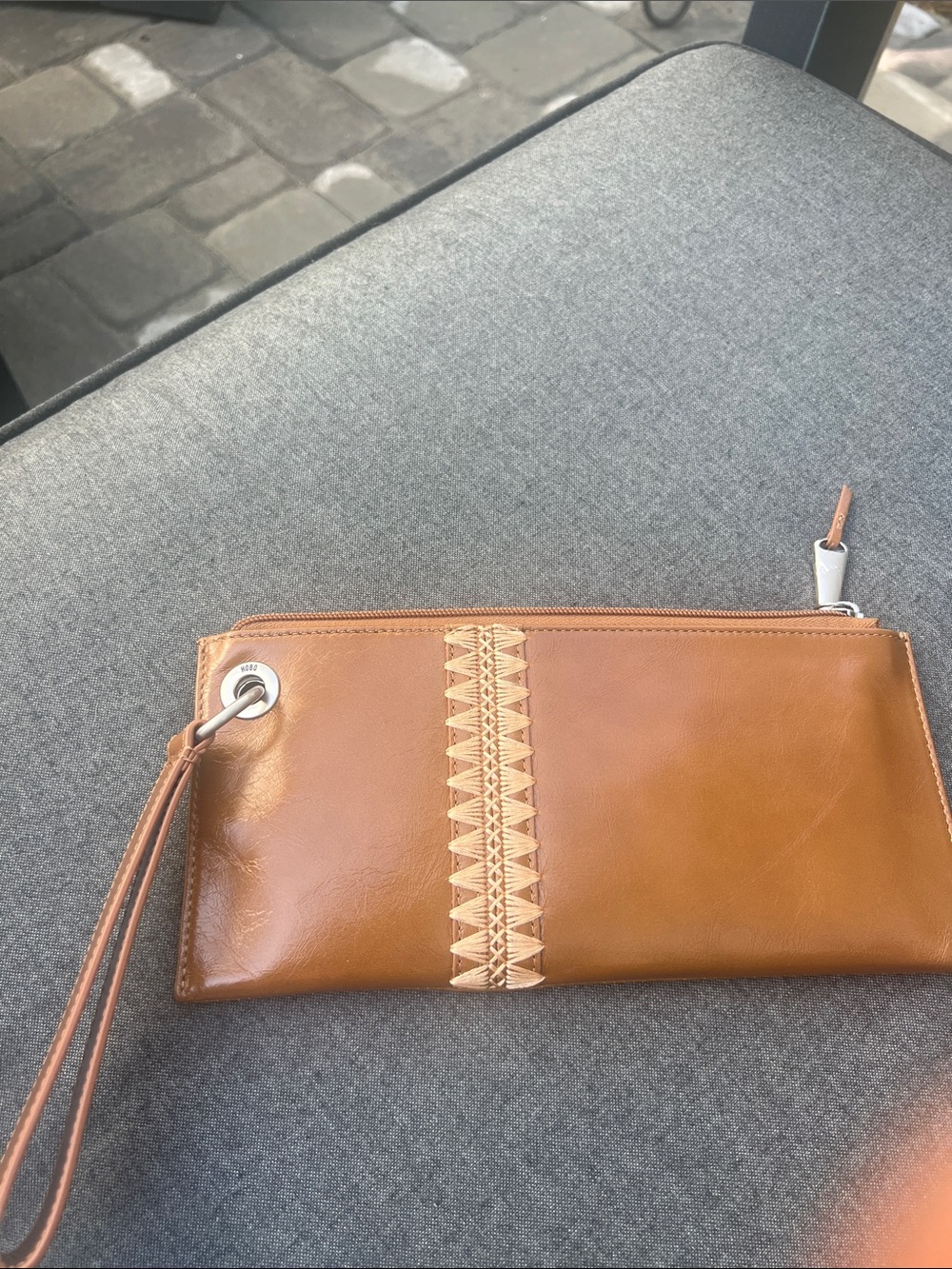Hobo leather wristlet